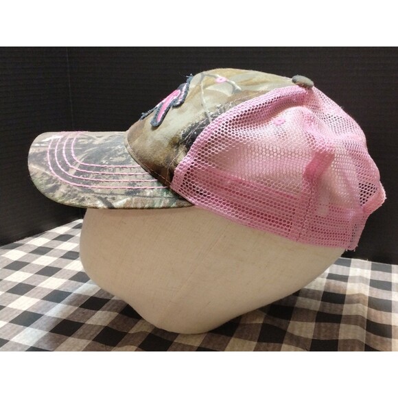 DUCK COMMANDER CAMOUFLAGE PINK MESH CAP HAT DUCK DYNASTY WOMENS LADIES SNAPBACK - Picture 3 of 16